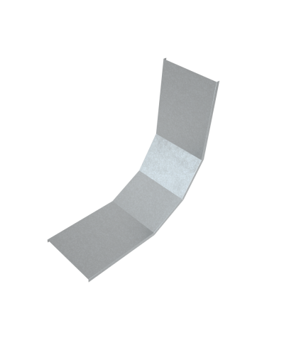 Крышка лестничного вертикального внутреннего угла 90 гр. 600 мм КМ-Профиль (KLNL90-600) во Владивостоке Аксессуары для лотков Pintop.ru